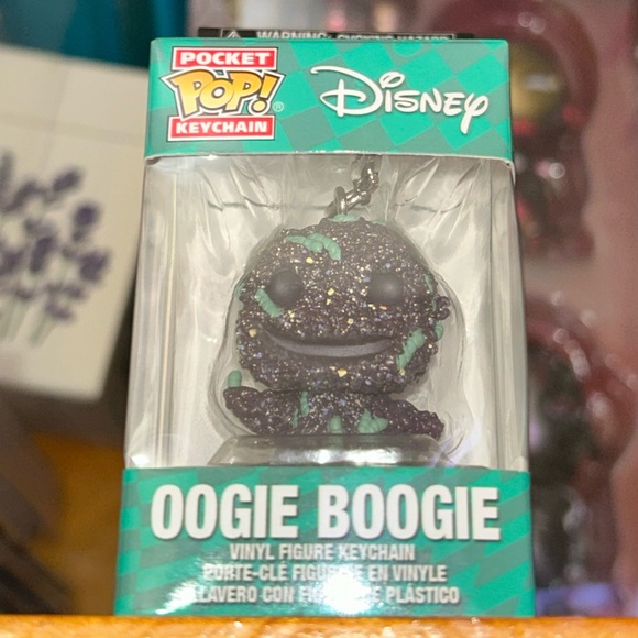 Disney Oogie Boogie Nightmare Before Christmas Keychain Pop Funko - Picture 2 of 3